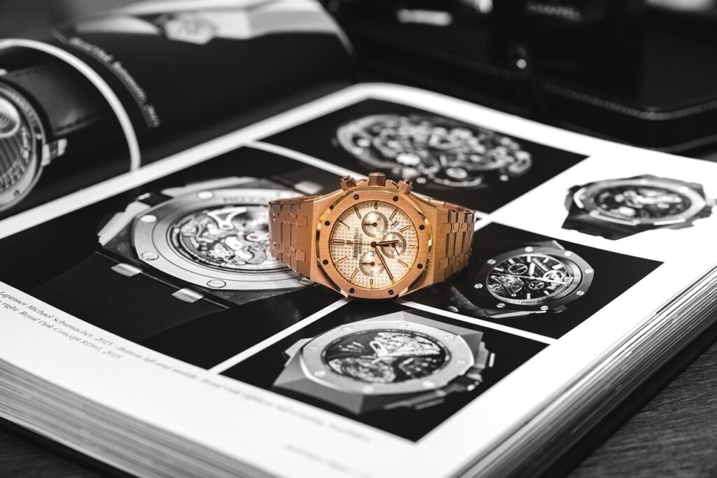 role, magazine, watch, clock, time, luxury, audemars piguet, men's watch, expensive, journal