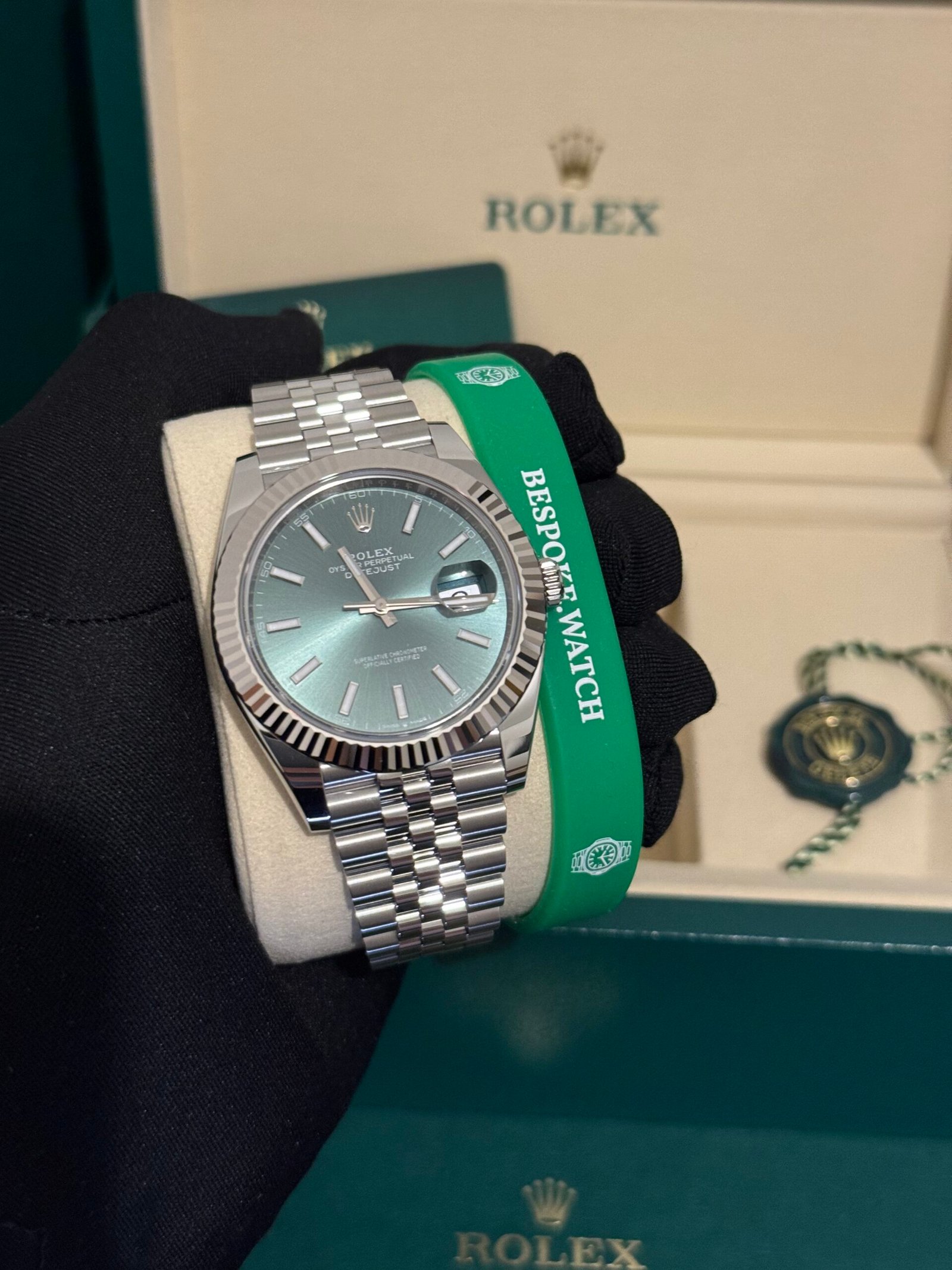 Rolex Datejust 41 «Mint Green» - Image 3